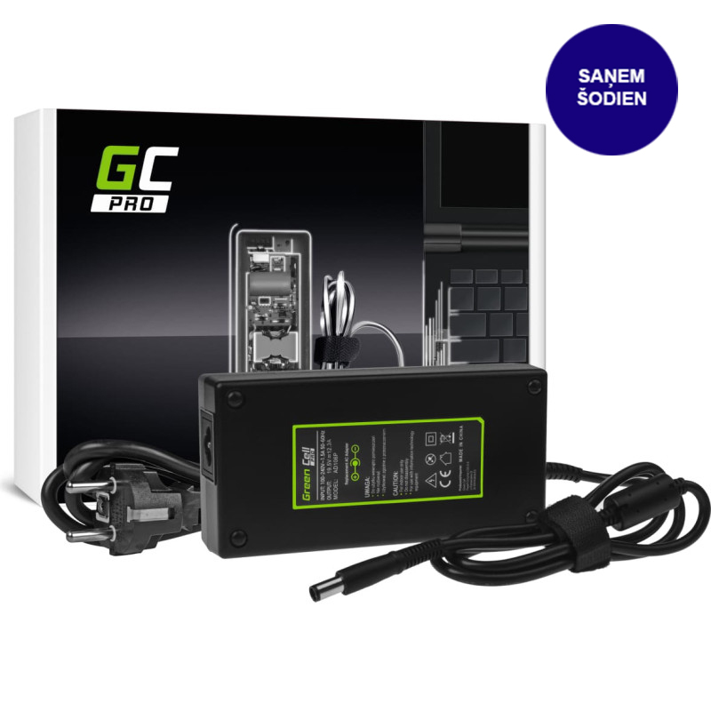 Green Cell PRO Charger | AC Adapter 19.5V 12.3A 240W for Dell Precision 7510 7710 M4700 M4800 M6600 M6700 M6800 Alienware 17