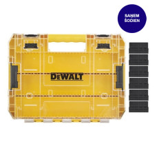 Dewalt-Akcesoria Liels izturīgs korpuss + DeWALT [DT70839-QZ] ar 6 nodalījumiem