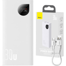 Fast Charge Power Bank Baseus Adaman2 10000mAh 30W White