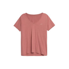 4F T-shirt W SS23TTSHF342 salmon