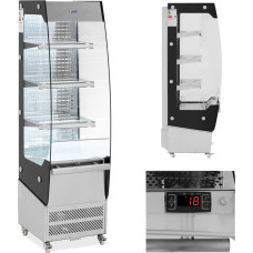 Royal Catering Ledusskapis, stikls, LED, 3 plaukti, 220 l