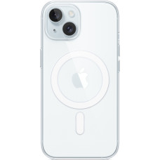 Apple Oriģināls caurspīdīgs silikona maciņš priekš iPhone 15