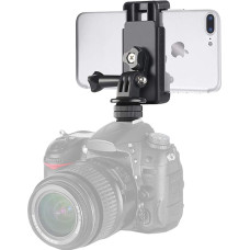 Hurtel Telefona turētājs sporta kamerai GoPro ar grozāmu galvu