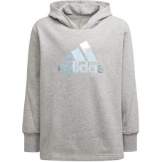Adidas Džemperis GM Hoodie meitenēm H57219 / pelēks / 170 cm