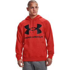 Under Armour UA Rival Fleece Big Logo HD džemperis 1357093 839 / sarkans / L