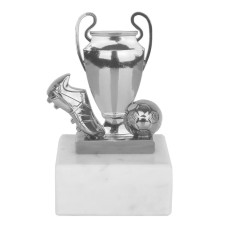 Tryumf Futbola statuete / 10 cm / sudrabs