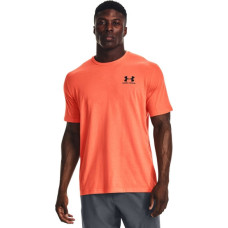 Under Armour UA Sportstyle Left Chest SS T-krekls 1326799 848 / oranžs / M