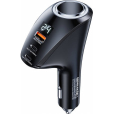 Car charger 2x USB-C, USB Remax RCC339, 88.5W (black)