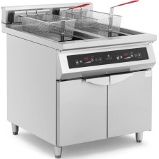 Royal Catering Divkāršā indukcijas cepeškrāsns ar skapi 2 x 30 l 60-190 C 380 V 20000 W