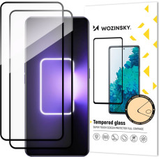 Wozinsky SET 2x 9H pilnekrāna rūdīta stikla Realme GT Neo 5 / Realme GT3 ar melnu rāmi