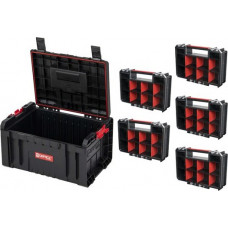 Qbrick System PRO TOOLBOX 2.0 instrumentu kaste + 5 MULTI organizatori, [Z255987PG003]