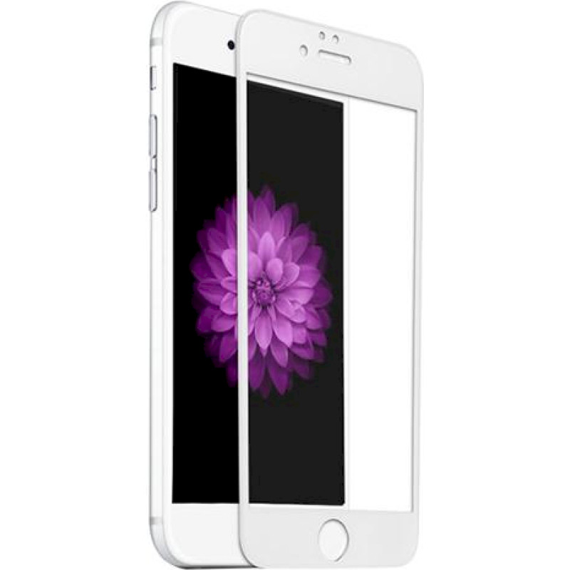 Fusion Full Glue 5D Tempered Glass Aizsargstikls Pilnam Ekrānam Apple iPhone 6 Plus | 6S Plus Balts