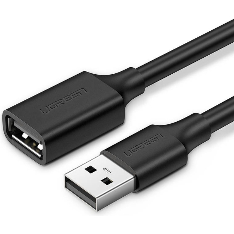 USB 2.0 pagarināšanas kabelis UGREEN US103, 1,5 m (melns)