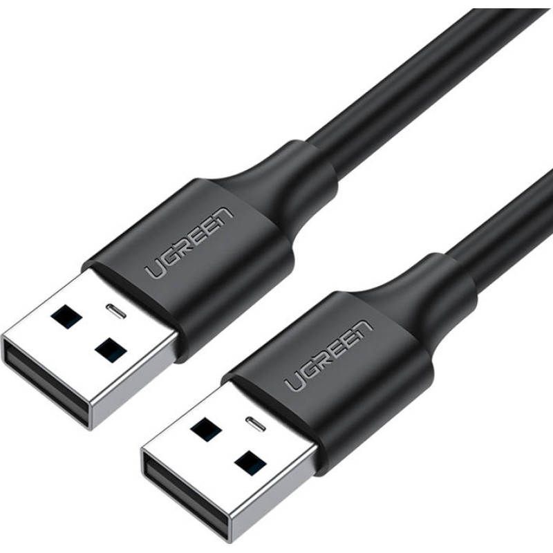 USB 2.0 A-A UGREEN US128 cable 0.25m (black)