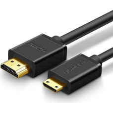 Ugreen HDMI - mini HDMI cable 19 pin 2.0v 4K 60Hz 30AWG 1,5m black (11167)