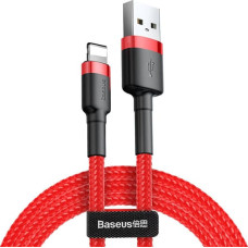 Baseus CALKLF-B09 neilona pīts kabelis Lightning | 2.4A | 1m sarkans