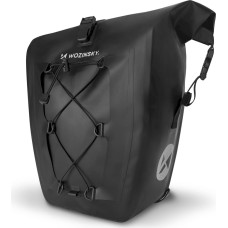 Wozinsky waterproof bicycle bag trunk pannier 25l 2in1 black (WBB24BK)