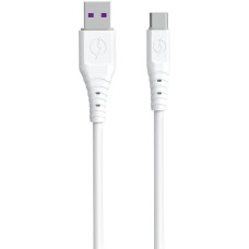 Dudao cable USB - USB Type C 6A cable 1 m white (TGL3T)