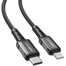 Acefast cable MFI USB Type C - Lightning 1.2m, 30W, 3A black (C1-01 black)