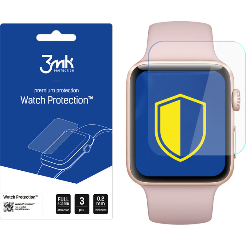 Apple Watch 3 42mm - 3mk Watch Protection™ v. ARC+ screen protector