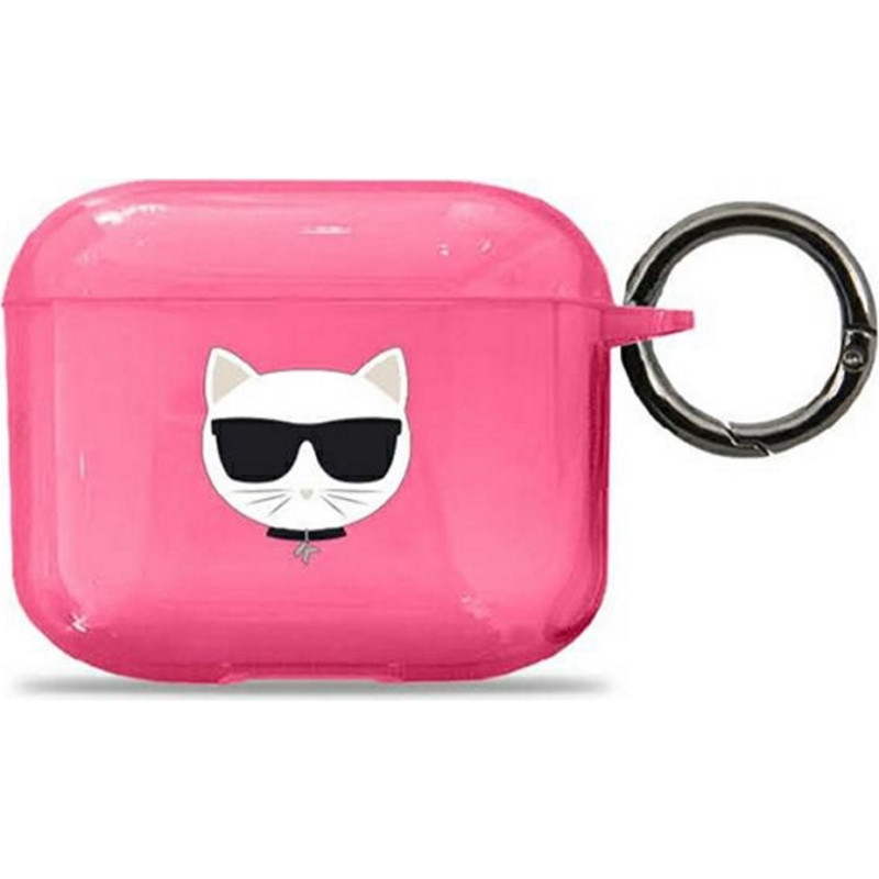 Karl Lagerfeld case for Airpods 3 KLA3UCHFP pink Choupette