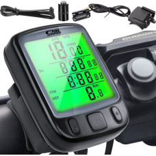 Goodbuy 18666 vadu ūdensizturīgs velosipēda ātruma mērītājs velosipēdiem IPX4 | LCD