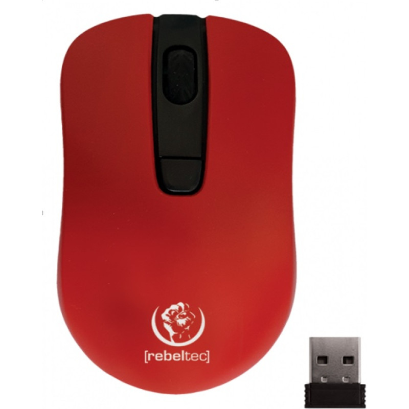 Rebeltec wireless mouse STAR red