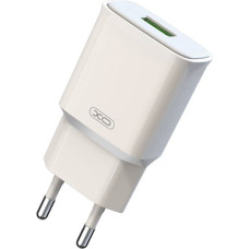 Wall charger XO L92D, 1x USB, 18W, QC 3.0 (white)