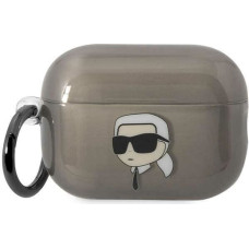 Karl Lagerfeld KKLAP2HNIKTCK Airpods Pro 2 cover black|black Ikonik Karl Lagerfeld