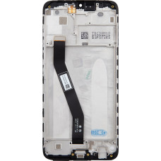 LCD Display + Touch Unit + Front Cover for Xiaomi Redmi 8A Black (Service Pack)