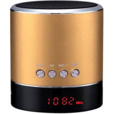 A38s Bluetooth Speaker - with radio and display Gold