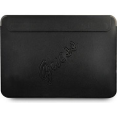 Original GUESS Laptop Sleeve Saffiano Script GUCS13PUSASBK 13 inches black