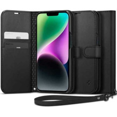 Spigen Wallet S iPhone 14 czarny|black ACS05421