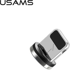 USAMS Adapter magnetyczny lightning bulk srebrny|silver SJ157USBTA (US-SJ157)