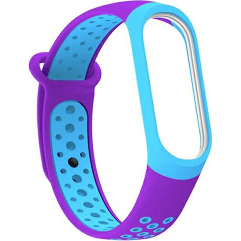 Beline pasek Mi Band 7|6|5 niebieski-purpurowy|blue-purple Design