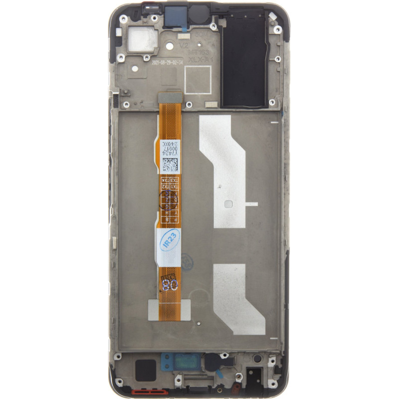 For_Vivo LCD Display + Touch Unit + Front Cover for Vivo Y33s Black