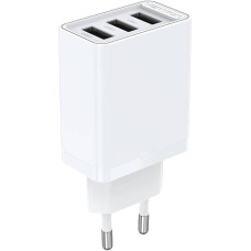 Vention Wall charger 3x USB Vention FEAW0-EU, 2.4A, 12W (white)