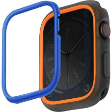 UNIQ etui Moduo Apple Watch Series  4|5|6|7|8|SE|SE2 44|45mm pomarańczowy-niebieski|orange-blue