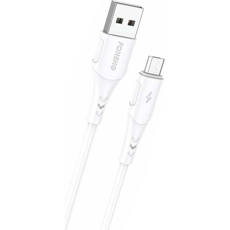 Foneng Cable USB to Micro USB Foneng, x81 2.1A, 1m (white)