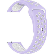 Beline pasek Watch 20mm Sport Silicone fioletowo-biały purple|white box