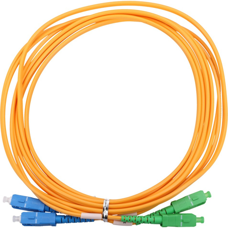 Extralink SC|APC-SC|UPC | Patchcord | Single mode, Duplex, G657A1, 3mm, 3m