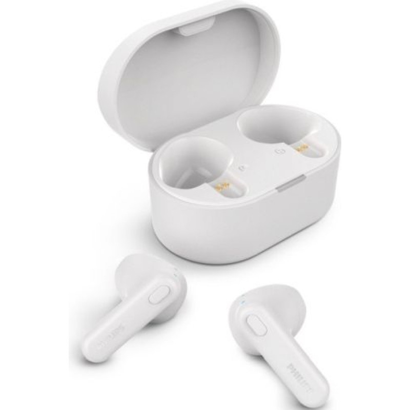 Philips TAT1138WT|00 Bluetooth bezvadu austiņas ar mikrofonu (IPX4)