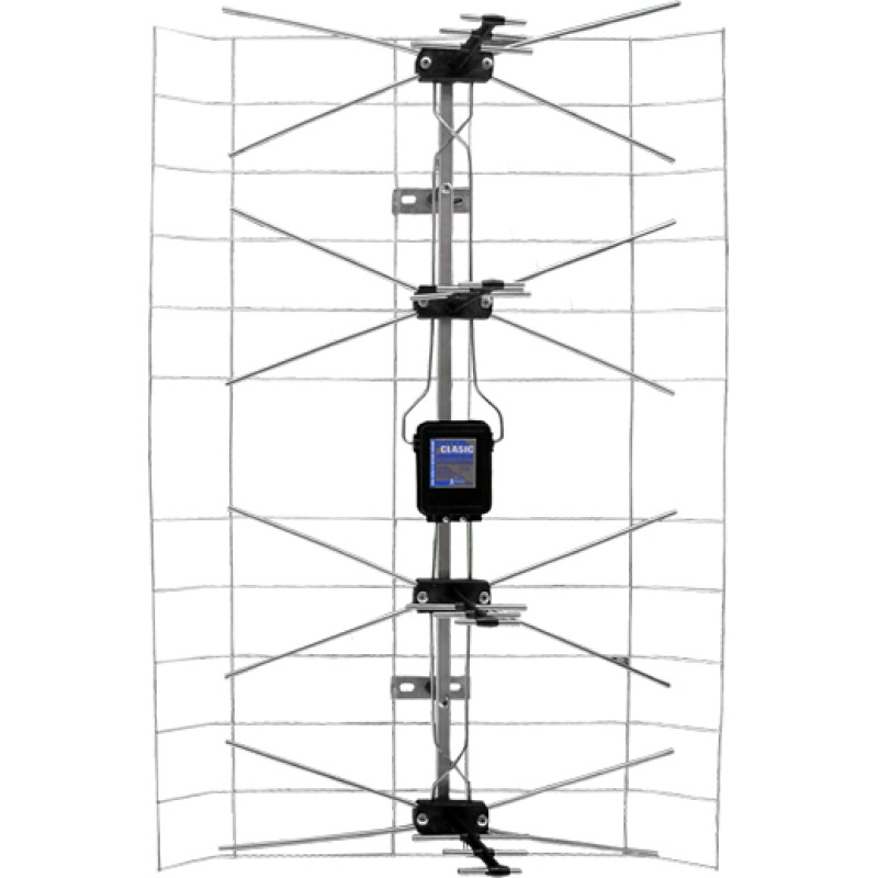 Platjoslas TV antena balta.