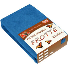 Frotē pieguļošs palags 60x120 rudzupuķu zils 032 biezs 200g/m2
