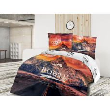 Kokvilnas gultasveļa 220x200 maršruts piepildām kalnu sapņus 61503/1 Panelove 4