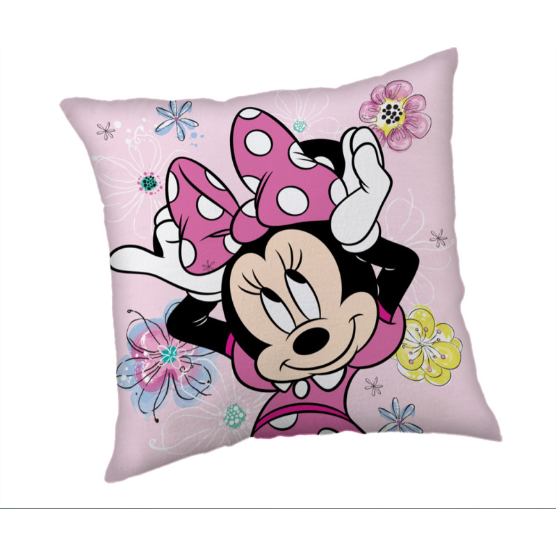 Dekoratīvais spilvens 35x35 Minnie Pink bantīte 02 Nyszka Mini rozā