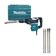 Makita-Maszyny SDS-Max rotējošais āmurs, 1100W, HR4013, komplekts ar 2 kaltiem un 2 punktiem, Makita [HR4013-AKCIJA]