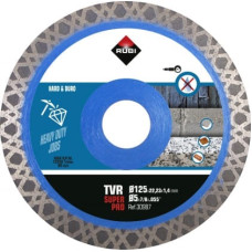 Rubi turbo dimanta disks VIPER - TVR cieto materiālu sausai griešanai 125/22,3 mm, SUPERPRO klase, [30987]