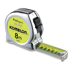 Komelon mērlente 8m [PEV85], ProErgo-C HI-VIZ, atstarojošs