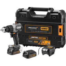 Dewalt-Maszyny bezvada triecienurbjmašīna 18V Li-Ion 2x1,7Ah GFN POWERSTACK, G3 XR DeWalt [DCD85ME2GT-QW] MCLAREN izdevums